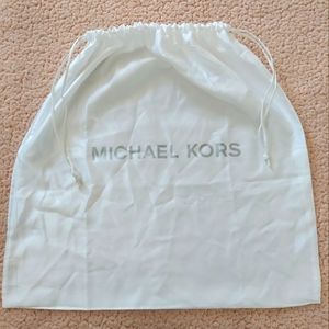 Michael Kors White Drawstring Bag